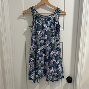 Girls Floral Sleeveless Dress